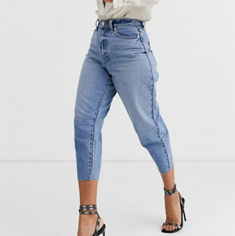 ASOS DESIGN Petite Balloon leg boyfriend jeans